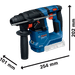 Aku vŕtacie kladivo Bosch GBH 18V-18 0611927000 - 2