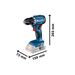 Sada akumulátorového nářadí Bosch PRO 18V 0615A5007L - 3