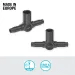 T-kus Gardena pro rozprašovací trysky / koncové kapače 4,6 mm (3/16") 13216-20 - 3