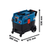 Elektrický vysavač Bosch GAS 12-40 MA 06019M0120 - 3