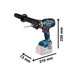 Aku příklepová vrtačka Bosch GSB 18V-150 C 06019J5102 - 2