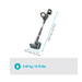 Aku multi čistič Gardena AquaBrush Patio P4A sada 14841-20 - 3
