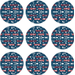 9x Brúsny papier Bosch EXPERT O780 s fóliou 2608902448
