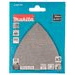 5x Brúsny papier Makita 93x93x93 mm, A80 - 2