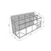 Skleník ke stěně WEISA 1,5x4m - 4mm - 3