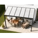 Hliníková pergola LANITPLAST WALL 33 antracit + opál PC LG2118 - 4