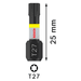 Skrutkovací bit Bosch PRO Impact Control 25mm T27 2 ks 2608522476 - 3