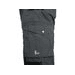 Pánské montérkové kalhoty CXS STRETCH, tmavě šedé-černé - 3