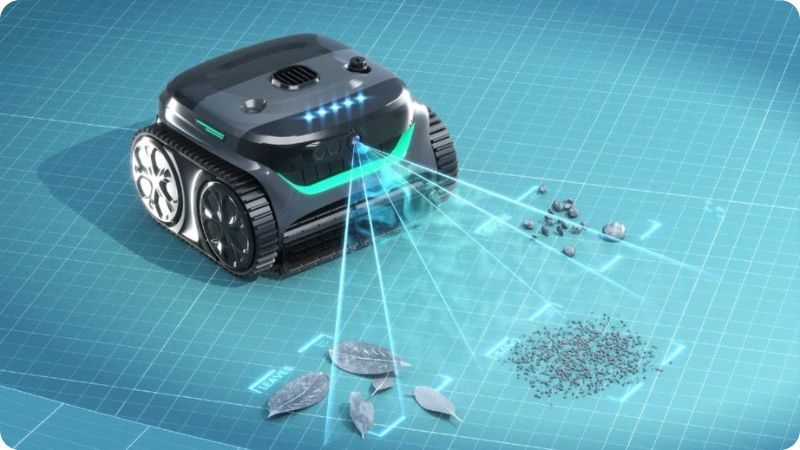Automatický robotický vysavač do bazénu s vlastním filtračním systémem