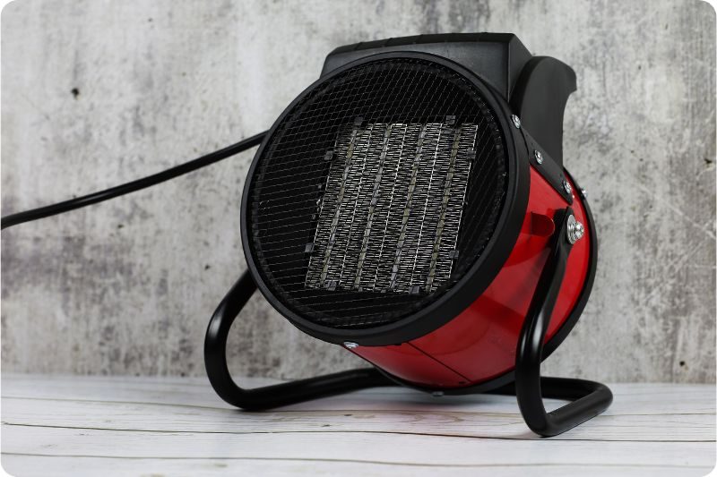 Elektrické dílenské topidlo s ventilátorem