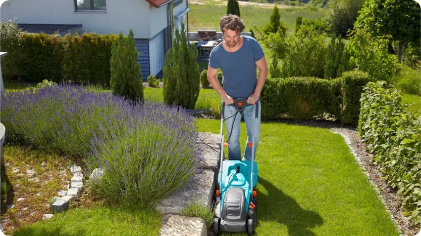 Elektrická sekačka na trávu Gardena