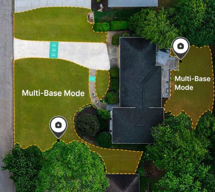 TerraMow - Multi-Base režim