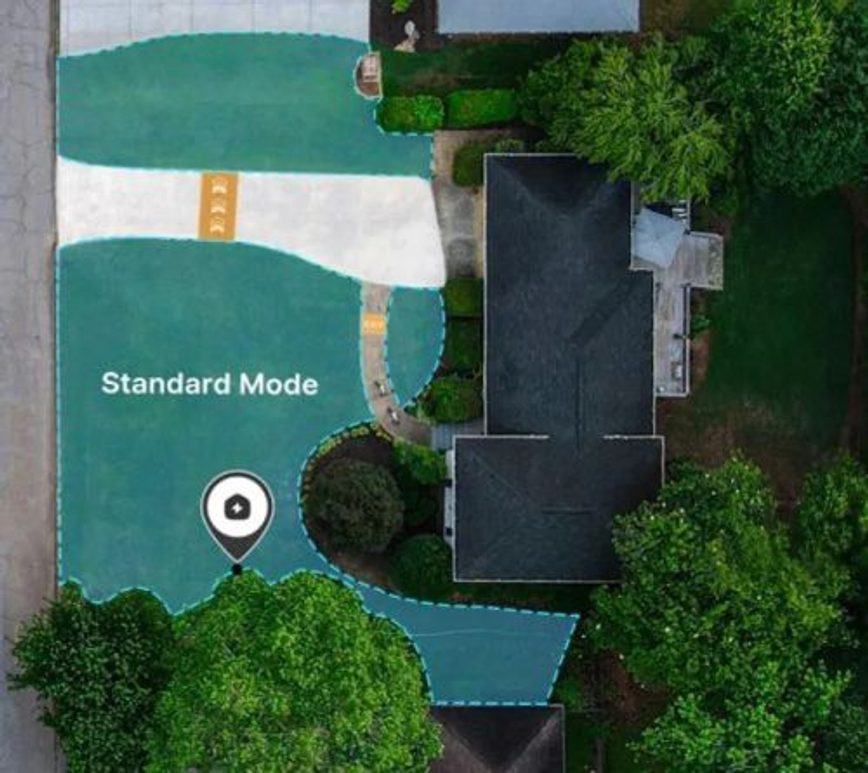 TerraMow - štandardný režim