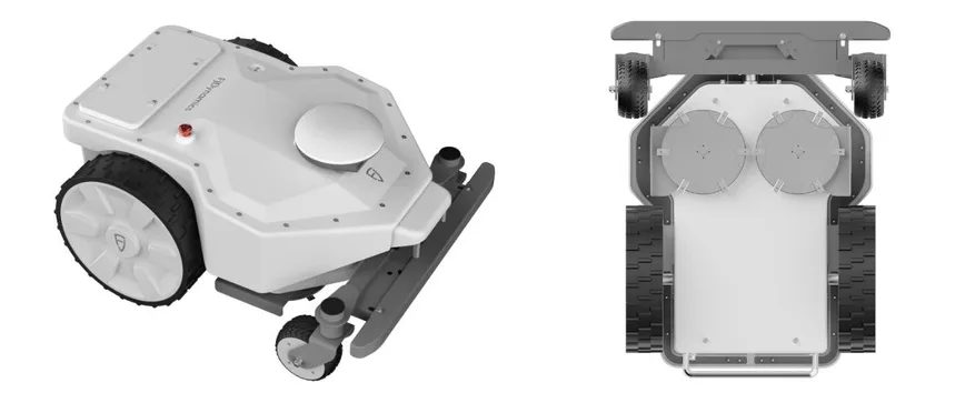 detail robotické kosačky FJD FRX