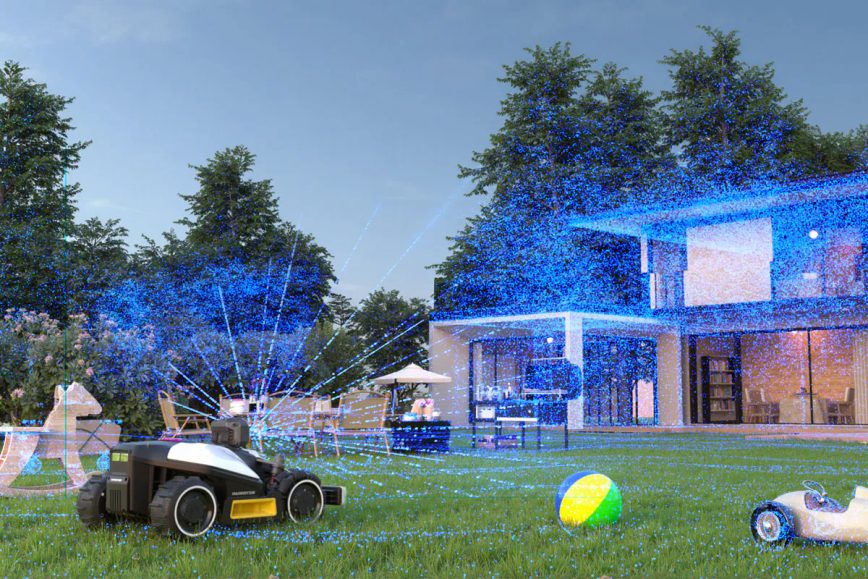 LUBA mini AWD LiDAR  -  presná navigácia