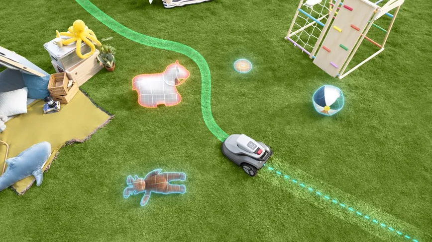 TerraMow V1000 - robotic lawnmower with AI
