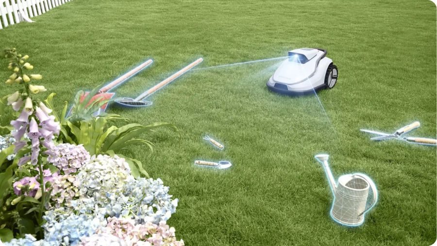 Robotická sekačka TerraMow rozpoznává překážky pomocí AI navigace