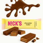 Keto čokoládový oplatek s polevou a stévií