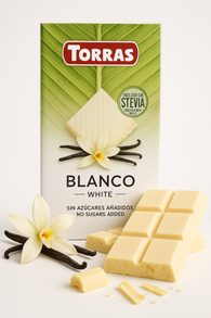 LowCarb bíla čokoláda se stévií