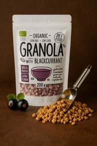 Bio Keto Granola černý rybíz