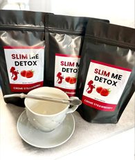 Akce 2+1 - Čaj na hubnutí Slim Me Detox - Creme Strawberry