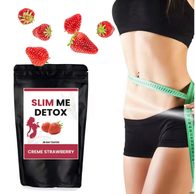 Čaj na hubnutí Slim Me Detox - Creme Strawberry