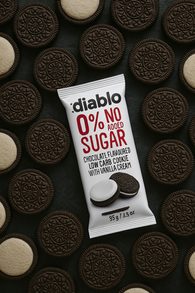 LowCarb kakaové sušenky s vanilkovým krémem
