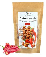 Premiové pražené mandle s xylitolem a chilli