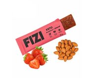 KETO proteinová tyčinka s jahodami a mandlemi