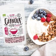 Bio Keto Granola s malinami