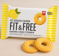 LowCarb sušenky bez cukru - citron