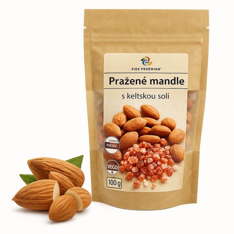 pražené mandle se solí