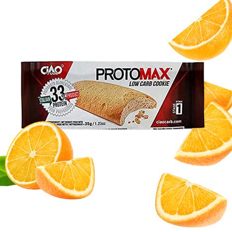LowCarb proteinová sušenka - pomeranč