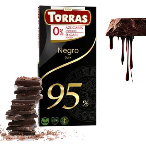 LowCarb hořká čokoláda s 95 % kakaa