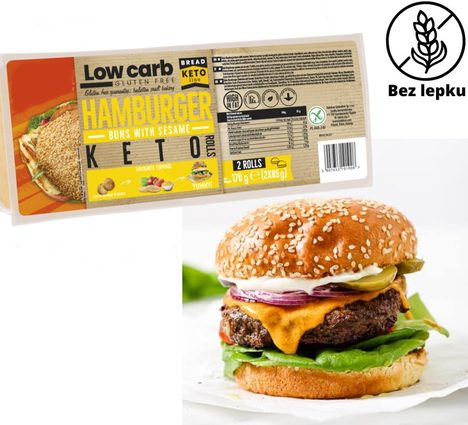 keto housky hamburger