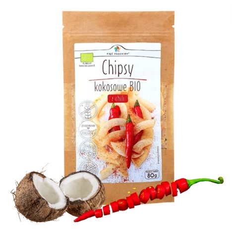 Bio kokosové lupínky s chilli