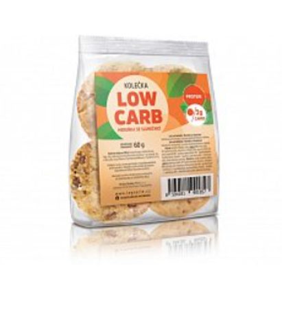LowCarb kolečka arašídy a skořice