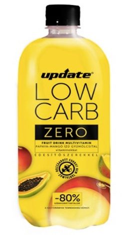 LowCarb ovocný nápoj Norbi Update - Papája-mango