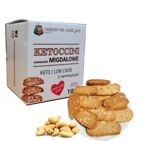 Keto mandlové sušenky s kešu oříšky EKO pekárna Kieltyka