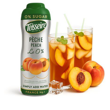 KETO Lahodný sirup - broskev