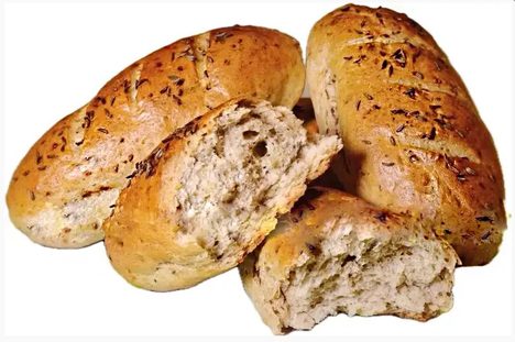 LowCarb kmínové bagetky