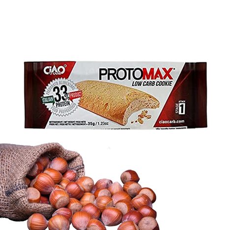 LowCarb proteinová sušenka - lískový ořech