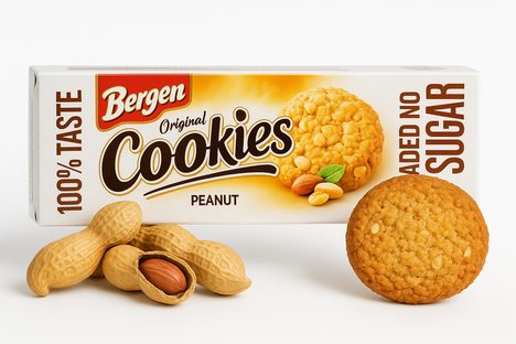 LowCarb sušenky bez přidaného cukru s arašídy XXL
