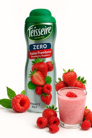 KETO Lahodný sirup - Jahoda a malina