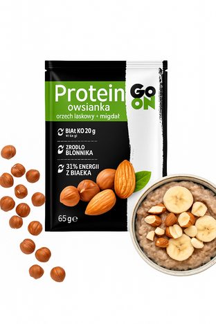 Proteinová ovesná kaše - ořechy a mandle