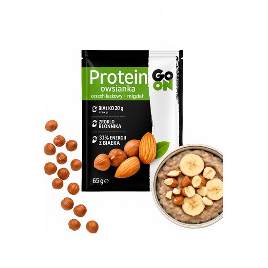 Proteinová ovesná kaše - ořechy a mandle