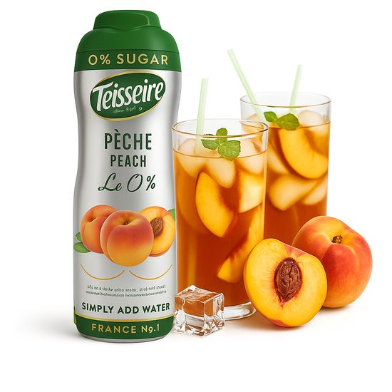 KETO Lahodný sirup - broskev