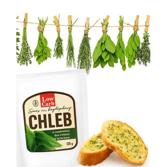 LowCarb Směs na chleba - Medvědí česnek a bylinky
