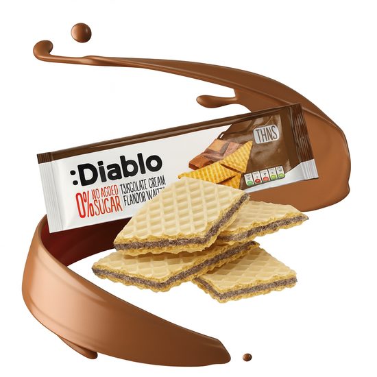 LowCarb oplatky s čokoládovým krémem Diablo