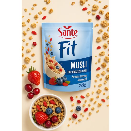 LowCarb Müsli - brusinka,borůvka a goji